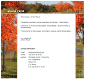 Tablet Screenshot of amenotravel.com